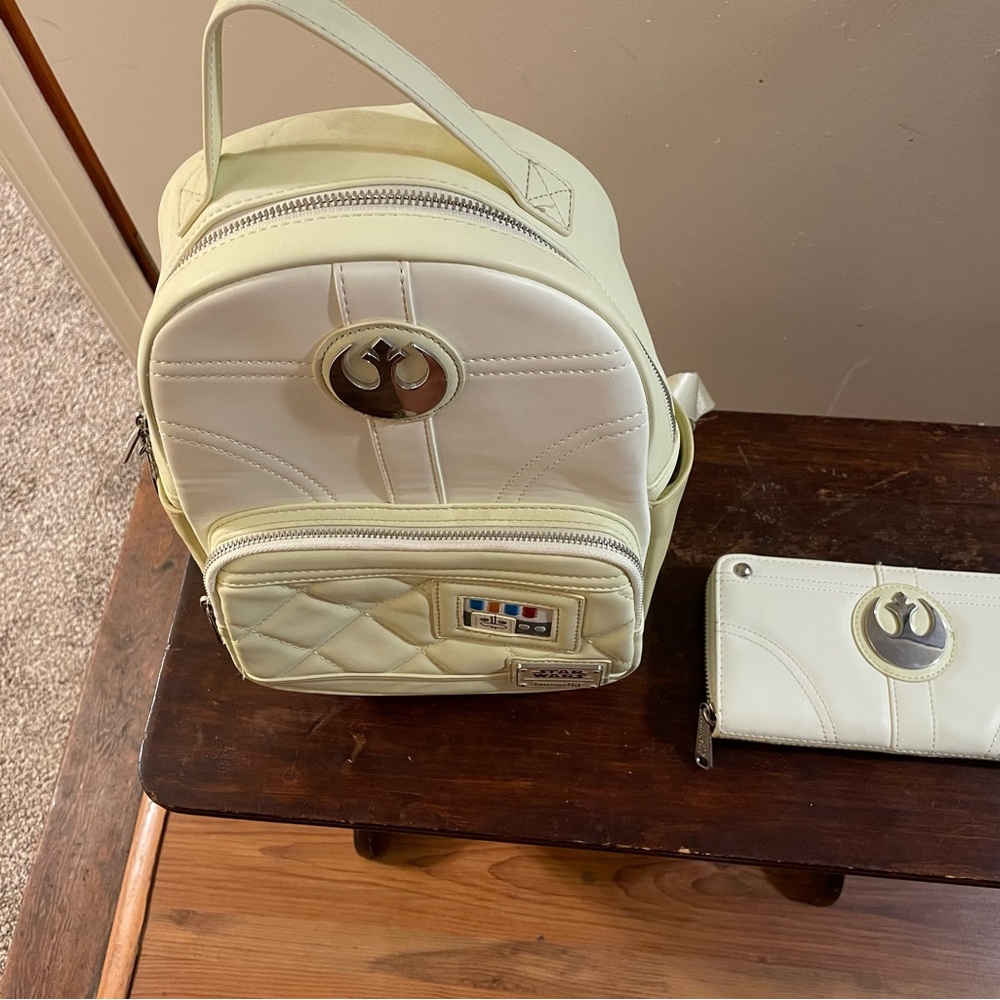 Loungefly Princess Leia Empire Strikes Back Backpack and Wallet